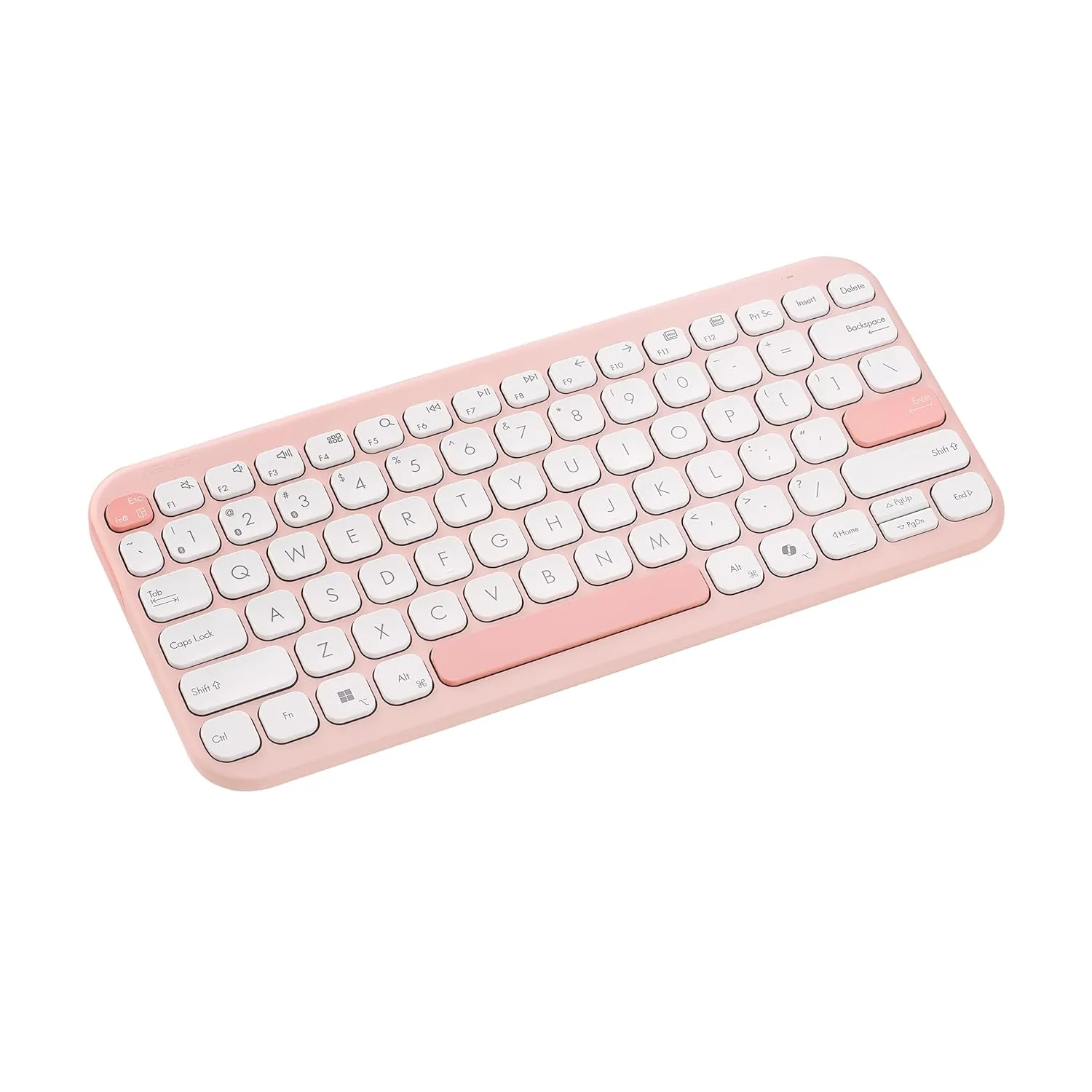 ASUS Marshmallow KW100 Wireless Keyboard – Rose Clay | Silent Scissor Keys - Image 2
